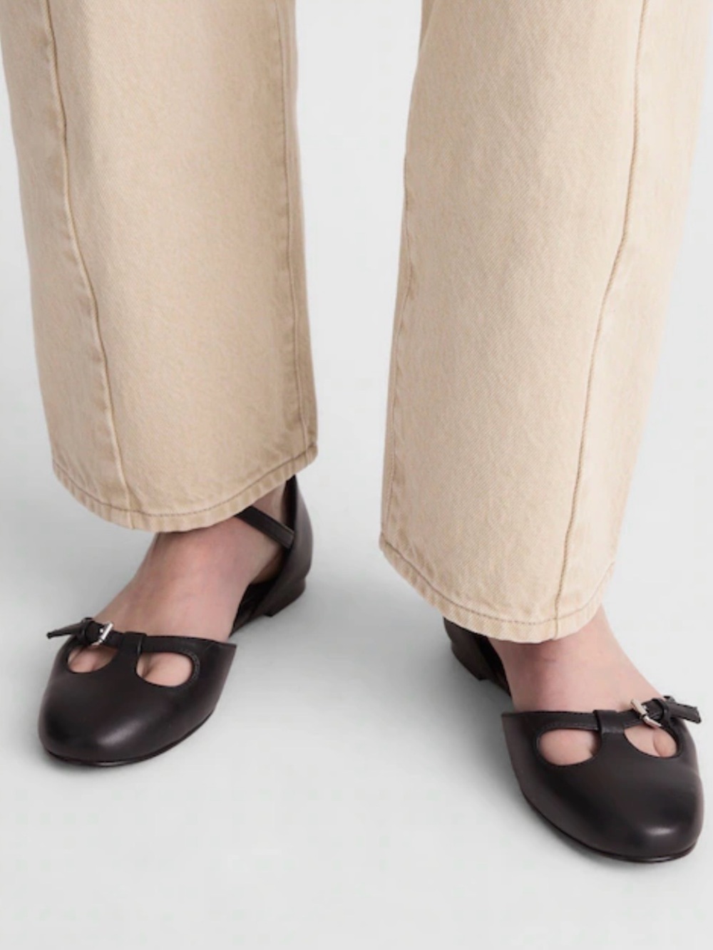 Madewell the Hester ankle strap d’Orsay flats 8.5 - Picture 3 of 10